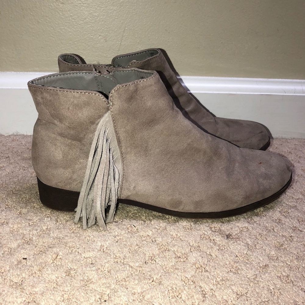 Madden Girl fringe booties